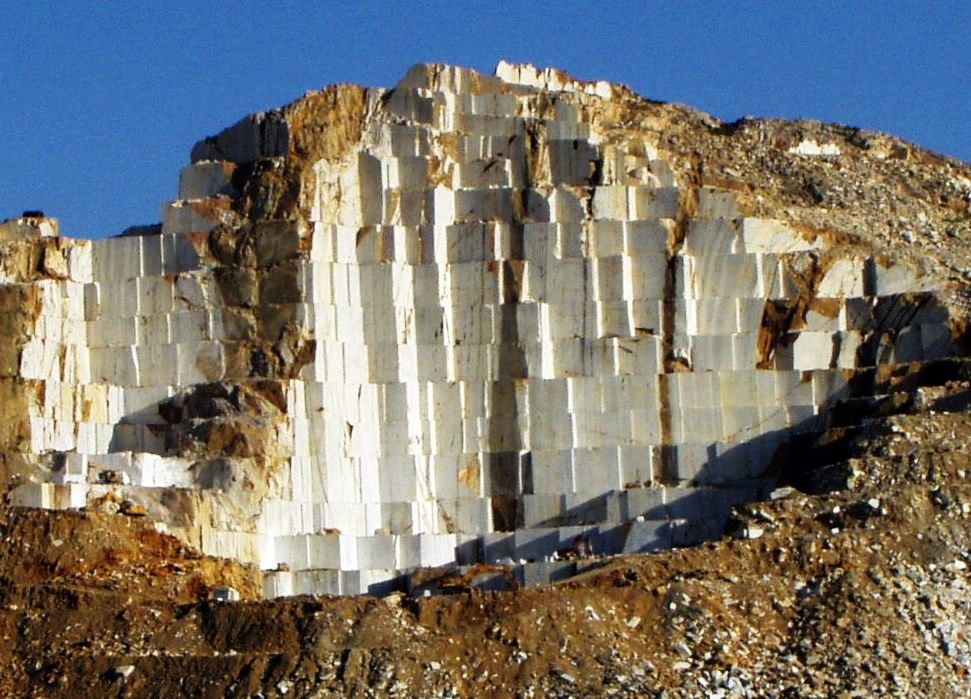 huge marble mine