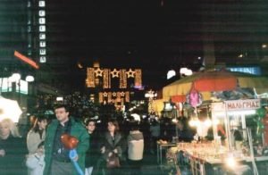 Athens Christmas vendors