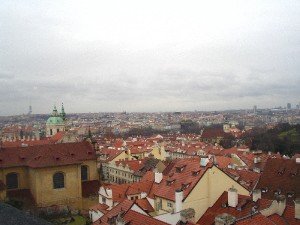 view of skyline near Prague Castle
