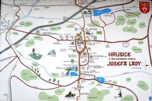 Josef Lada village map