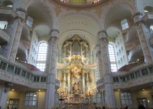 interior of Frauen Church, Dresden