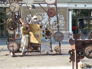 Street theatre Prague