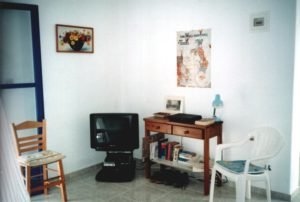 TV corner of bedroom