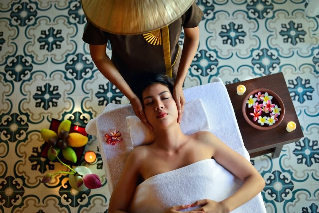 Asian relaxing spa treatment