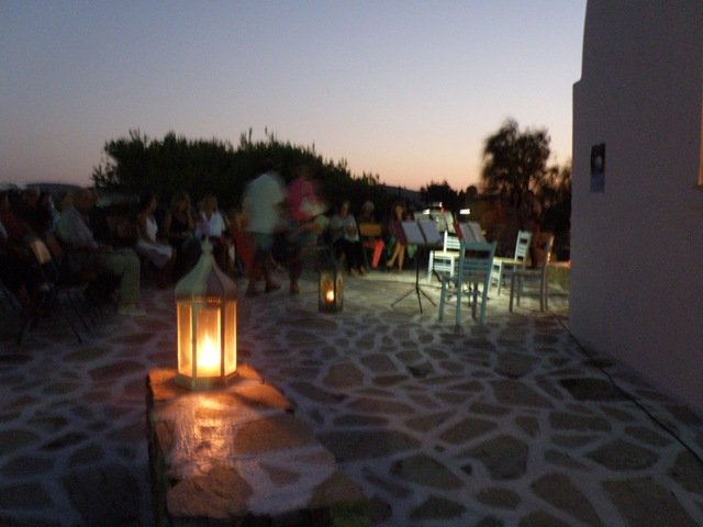 August full moon concert on Antiparos