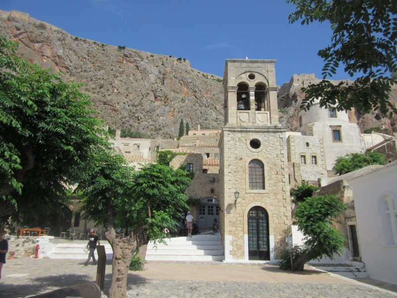 Monemvasia church square